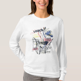 Camiseta Vintage Bloom Floral Abstracto Jardín Caos Silvest
