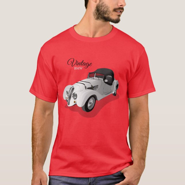Camiseta VINTAGE BMW CAR Camiseta (Anverso)