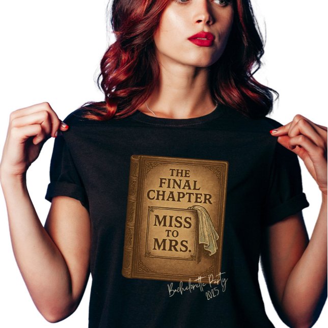 Camiseta Vintage Book Lover Bachelorette Party (Subido por el creador)