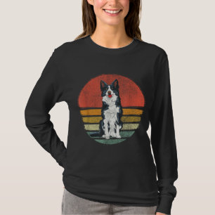 Camiseta Vintage Border Collie Dog Retro Border Collie Love