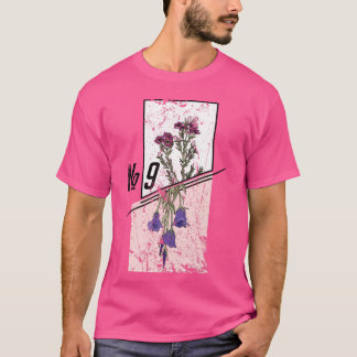 Camiseta Vintage Botanical No. 9 T-Shirt - Aesthetic Floral