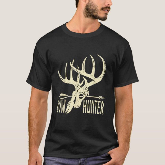 Camiseta Vintage Bow Hunter American Deer Huning Archery (Anverso)