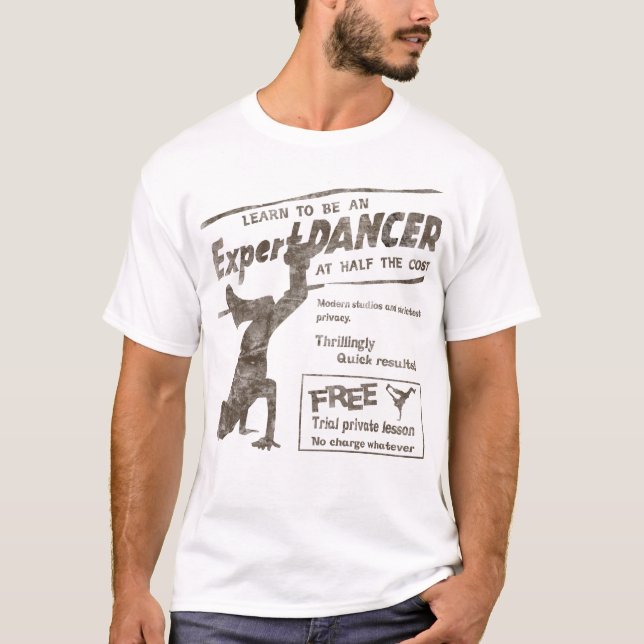 Camiseta Vintage Break Dancer (Anverso)