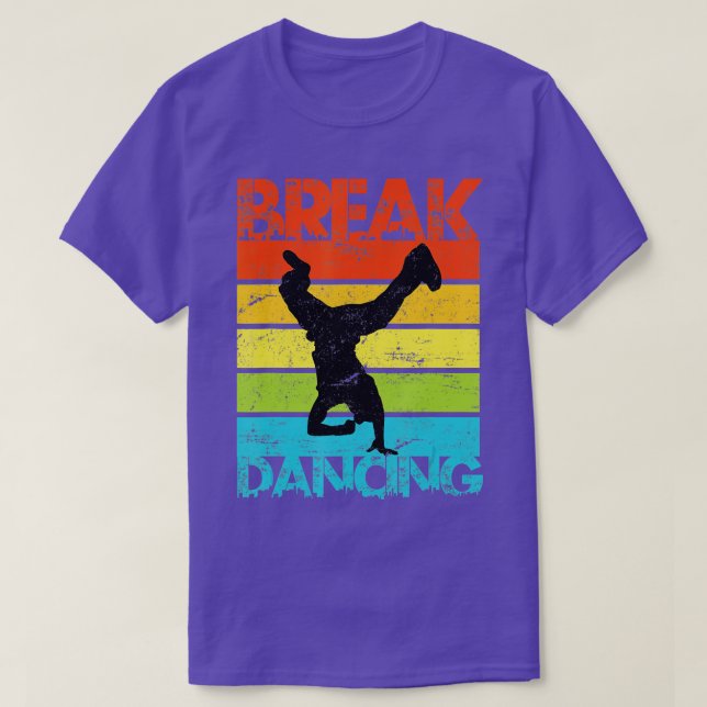 Camiseta Vintage breakdance Bboy break dance (Diseño del anverso)
