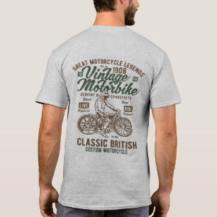Camiseta Vintage British Motorbike Cafe Racer