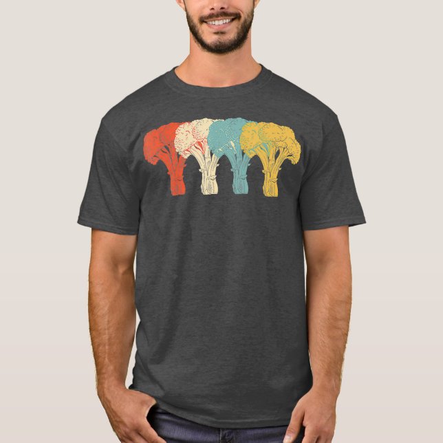 Camiseta Vintage Broccoli Cauliflower Gift (Anverso)
