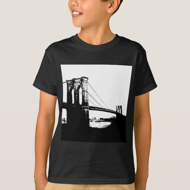 Camiseta Vintage Brooklyn Bridge (Anverso)