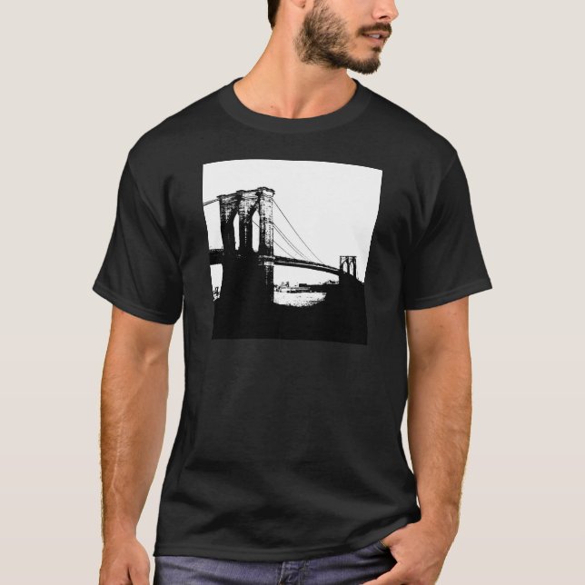 Camiseta Vintage Brooklyn Bridge (Anverso)