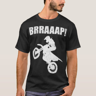 Camiseta Vintage Brraaap Funny Dirny Bike Motocross for