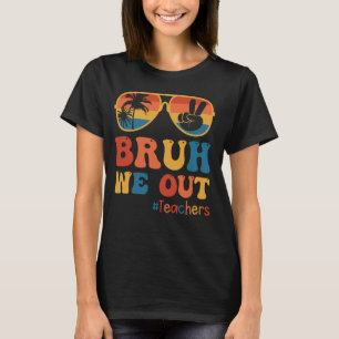Camiseta Vintage Bruh We Out Maestros Sunglass Palm Tree En