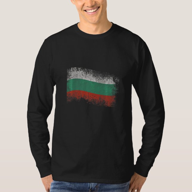 Camiseta Vintage Bulgarian Flag   (Anverso)