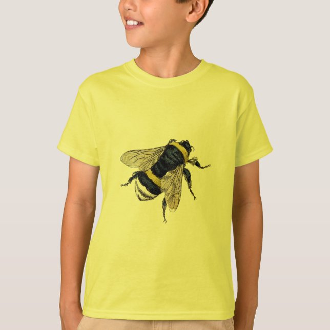 Camiseta Vintage Bumble Bee (Anverso)