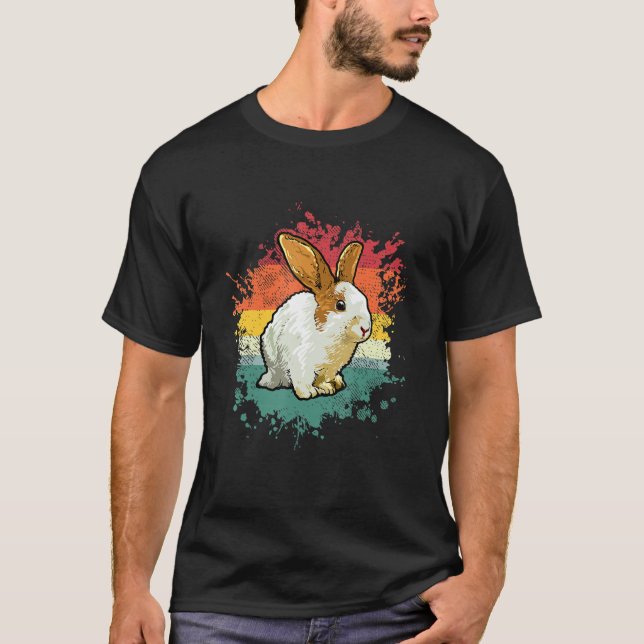Camiseta Vintage Bunny Rabbit Slash Animal (Anverso)
