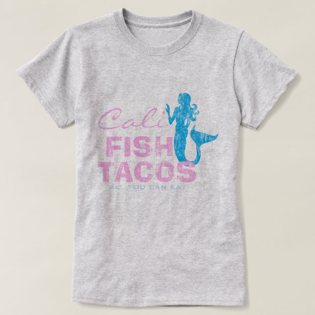Camiseta Vintage Cali Fish Tacos (Diseño del anverso)