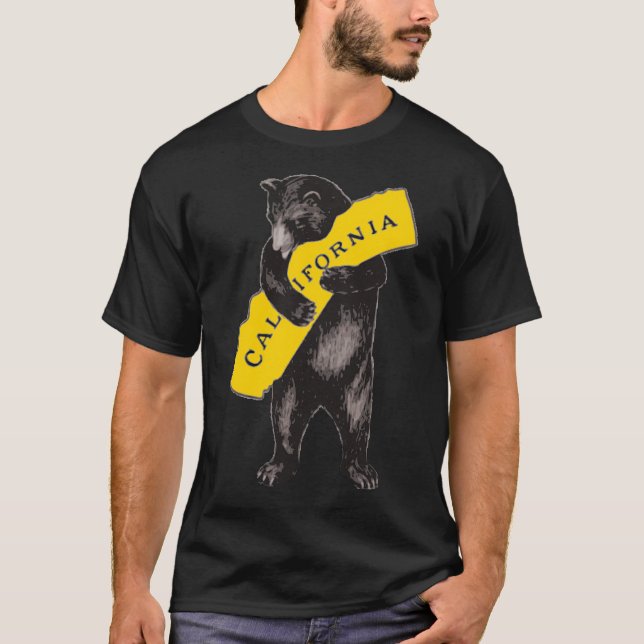 Camiseta Vintage California Bear Hug (Anverso)