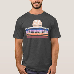 Camiseta Vintage California Cali Palm Trees Sunset Surf