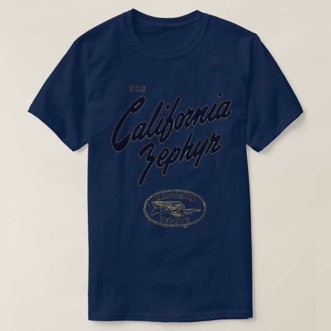 Camiseta Vintage California Zephyr (Diseño del anverso)
