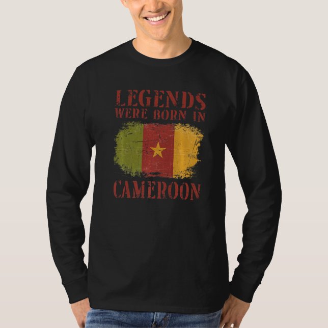 Camiseta Vintage Cameroonian Flag Cameroon (Anverso)