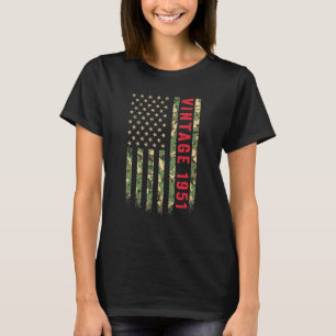 Camiseta Vintage Camo Bandera Americana 1951 de 71 años 71