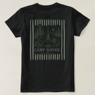Camiseta Vintage Camp Bachelorette Mountain & Lake T-Shirt