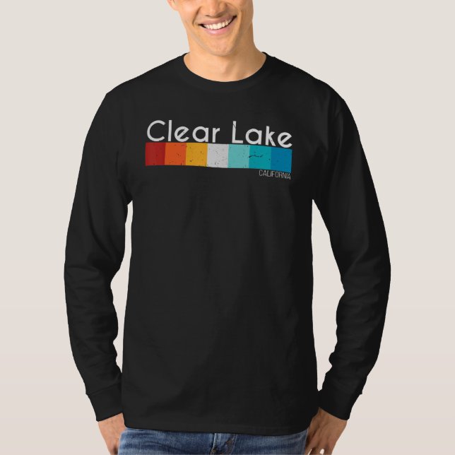 Camiseta Vintage Camp Clear Lake Ca California (Anverso)
