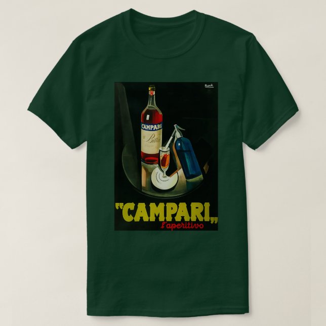 Camiseta Vintage Campari (Diseño del anverso)