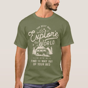Camiseta Vintage Camper Van Life Funny