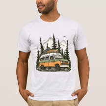 Vintage Camper Van Road Tee: El regalo perfecto