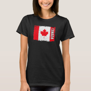 Camiseta Vintage Canadá: Patrimonio de la bandera Orgulloso