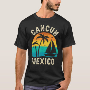 Camiseta Vintage Cancún México Sunset Mating Family Vaca