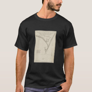 Camiseta Vintage Cape Lookout National Seashore Nc Map 1756