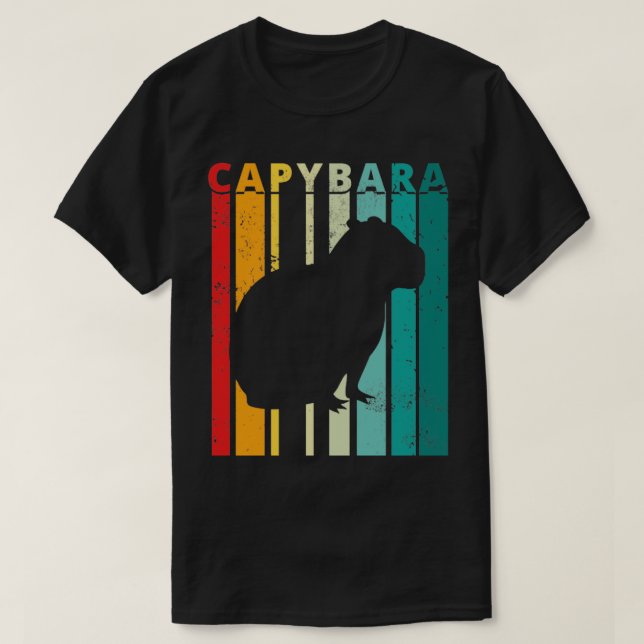 Camiseta Vintage Capybara Lover 1 (Diseño del anverso)