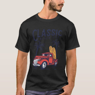 Camiseta Vintage Car Beach Life Summer Beach Surfin