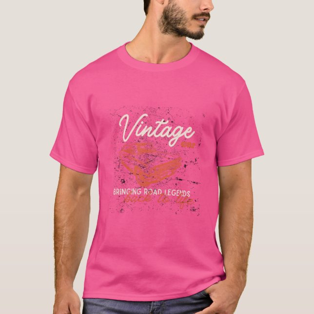 Camiseta Vintage Car T-Shirt (Anverso)