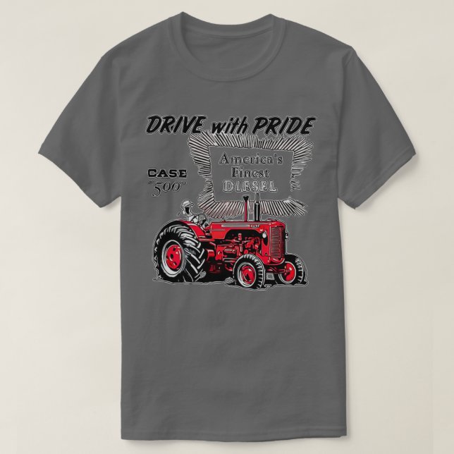Camiseta Vintage Case Tractors Ad  (Diseño del anverso)