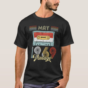 Camiseta Vintage casete cinta 50.o cumpleaños de mayo de