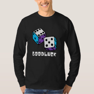 Camiseta Vintage Casino Dice Buena Suerte Juego Noche Fiest