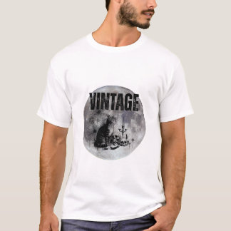Camiseta  Vintage Cat