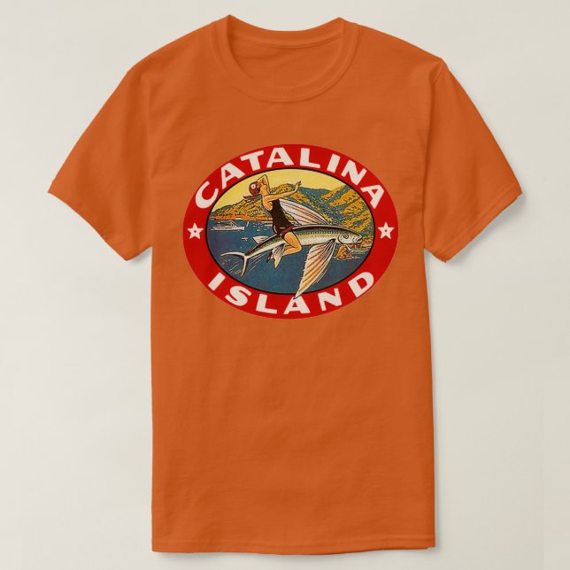 Camiseta Vintage Catalina Island California (Diseño del anverso)