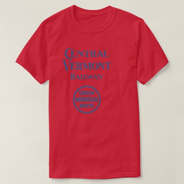 Camiseta Vintage Central Vermont (Diseño del anverso)