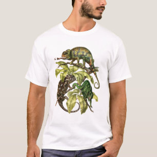 Camiseta Vintage Chameleon Lizard