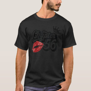Camiseta Vintage Chapter 56 Classy Lips Feliz cumpleaños 56
