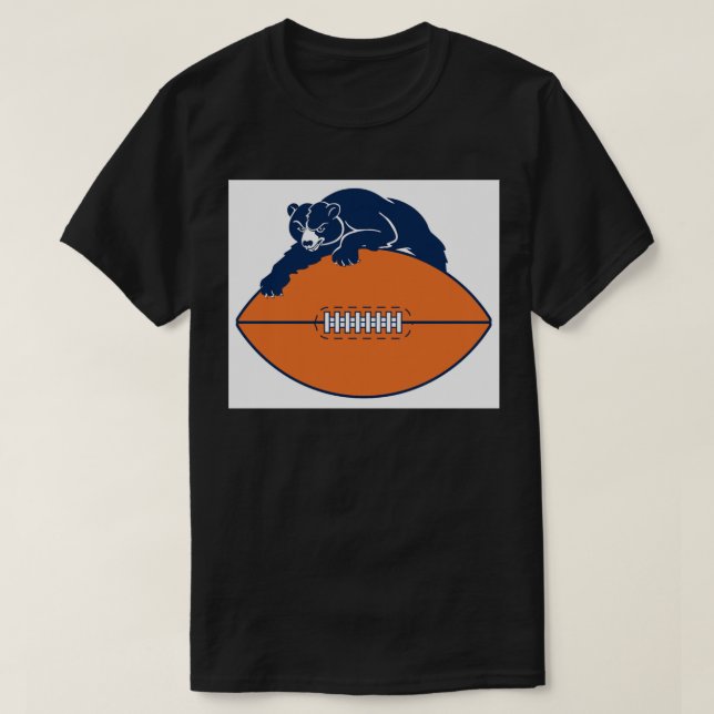 Camiseta Vintage Chicago Bears Sticker (Diseño del anverso)