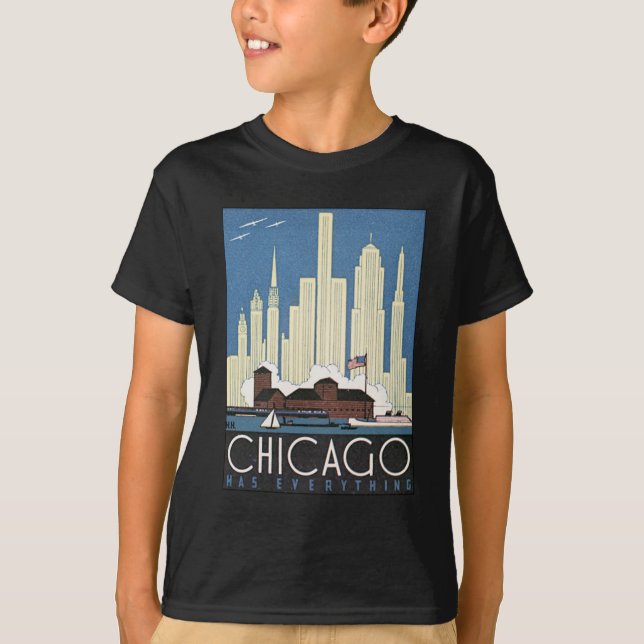 Camiseta Vintage Chicago Illinois (Anverso)