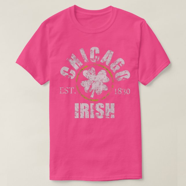 Camiseta Vintage Chicago Irish Heritage (Diseño del anverso)
