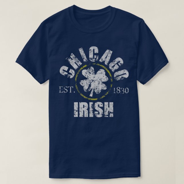 Camiseta Vintage Chicago Irish Heritage (Diseño del anverso)