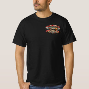 Camiseta Vintage Chicago Ruta 66 Windy City 100 Añ