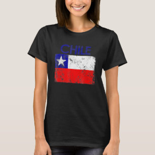 Camiseta Vintage Chile Bandera Chilena Orgullo de raíces ch