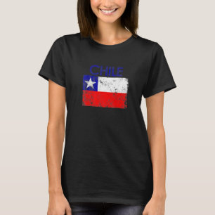 Camiseta Vintage Chile Bandera Chilena Orgullo de raíces ch