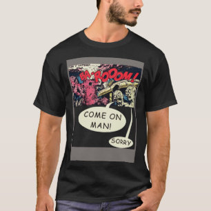 Camiseta Vintage Chiste de arte espacial de los años 50